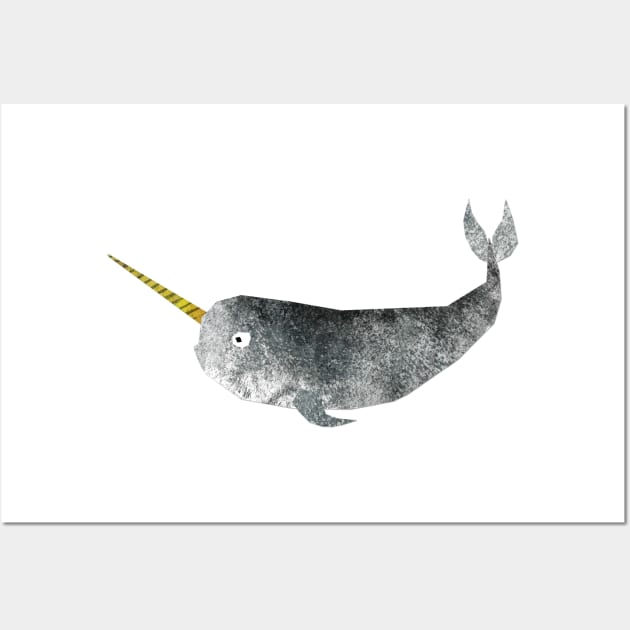 Narwhal Wall Art by Babban Gaelg